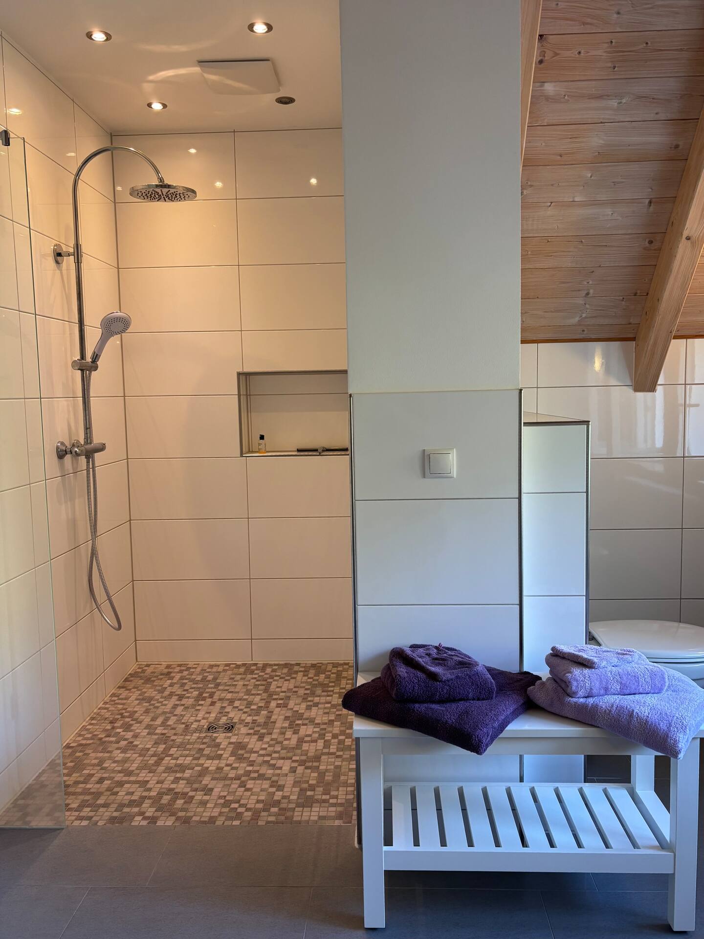 Dusche Ferienwohnung